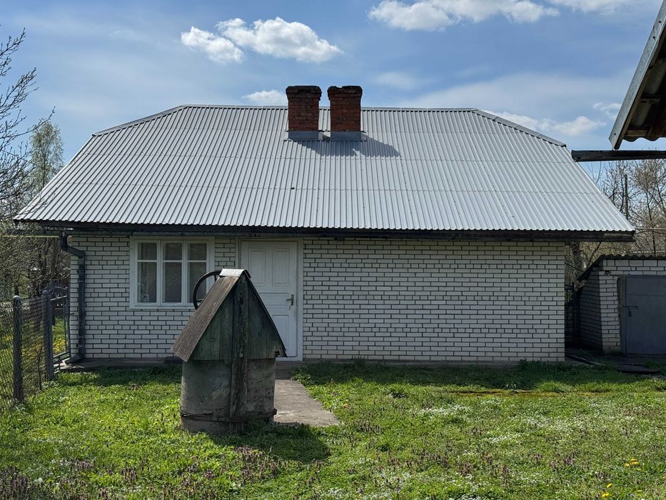 Продаж будинку 64,9 м² + 36 соток | 2 гаражі | газ, вода, каналізація | Володимирці, Львівщина
