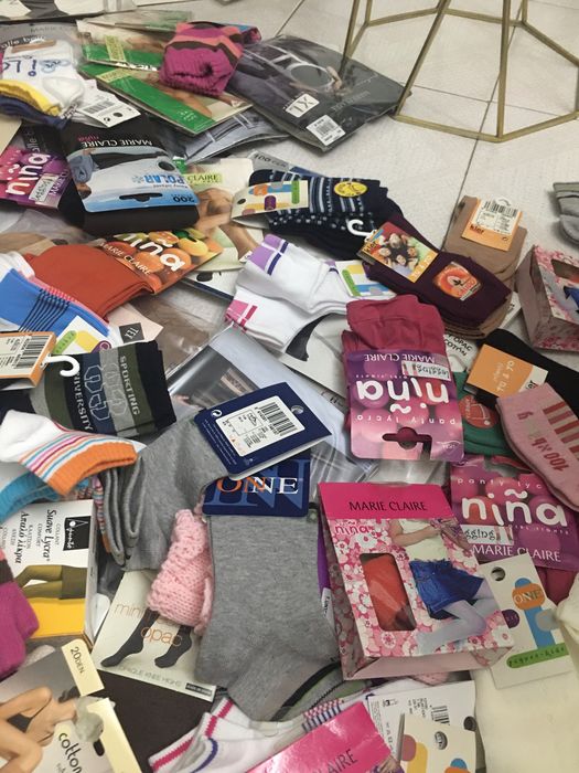 Lote de meias, senhora e criança Marie Claire