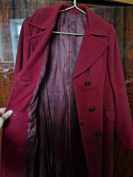 Пальто вовняне/шерстяне довге