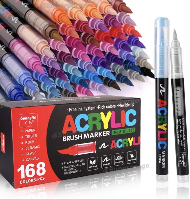 Акрилові маркери guangna/zibeff