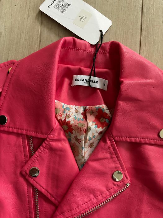 Ramoneska róż eko skóra  M