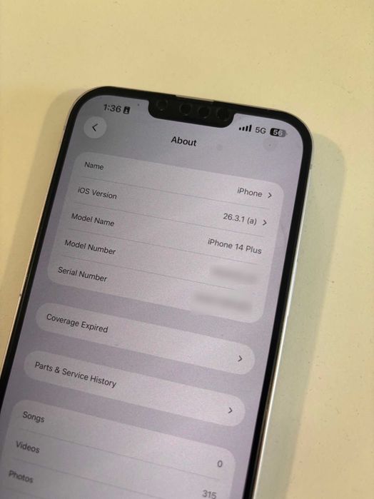 iPhone 14 Plus 256GB roxo