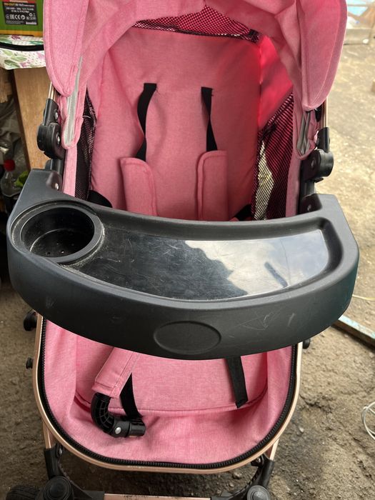 Коляска 2в1 для девочки