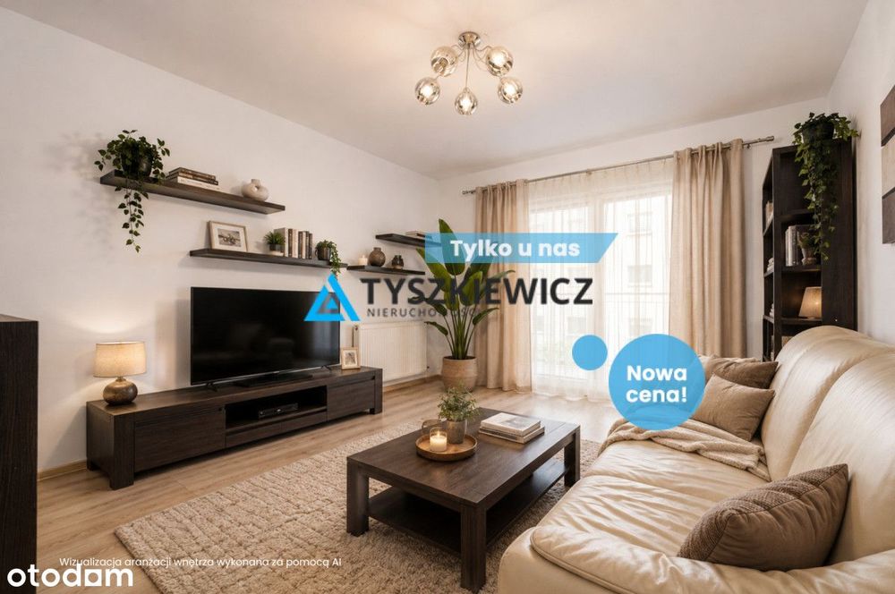 2 pokoje z balkonem | 1. piętro | Osiedle Bursztyn