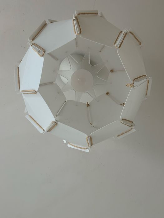 Conjunto 2 candeeiros IKEA: de teto e de mesa