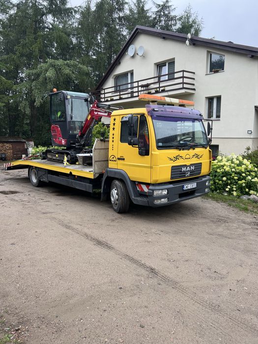 Autolaweta holowanie 7t transport traktor koparka itp