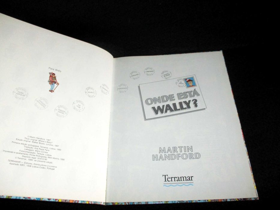 Livros Colecção Wally Martin Handford 1ª edição 1990