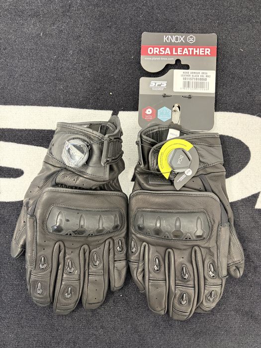 Rękawice motocyklowe skórzane KNOX Orsa Leather MK2 2XL