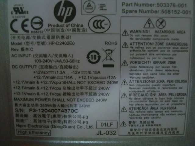 PC HP 6005 SFF Processador AMD Phenom