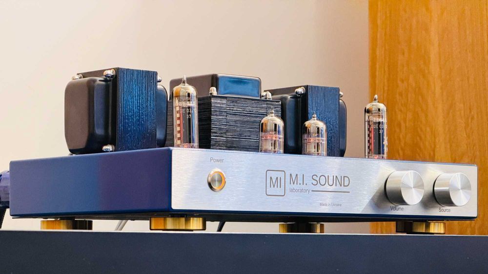 Ламповый PP QQE03/12 Philips (4 лампы) — авторский M.I. Sound Laboratory Ивана Мукиенко из Татарбунар | синий, новый