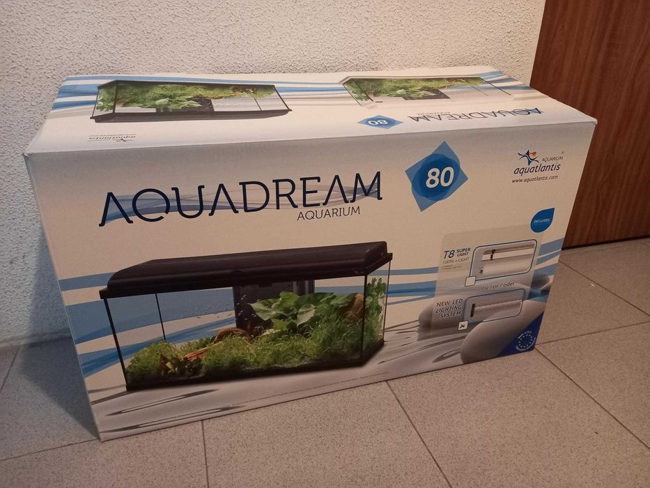 Aquário Aquatlantis Aquadream 80 - estado novo