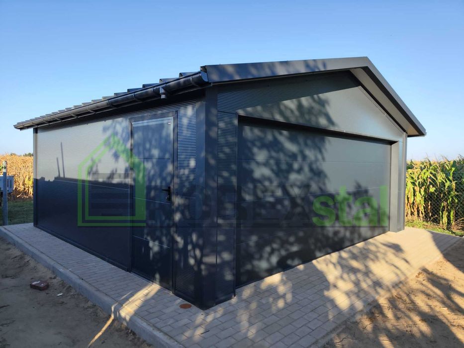 garaż ocieplany 6x5,8 z płyty warstwowej PIR10CM do 35m2 na zgłoszenie