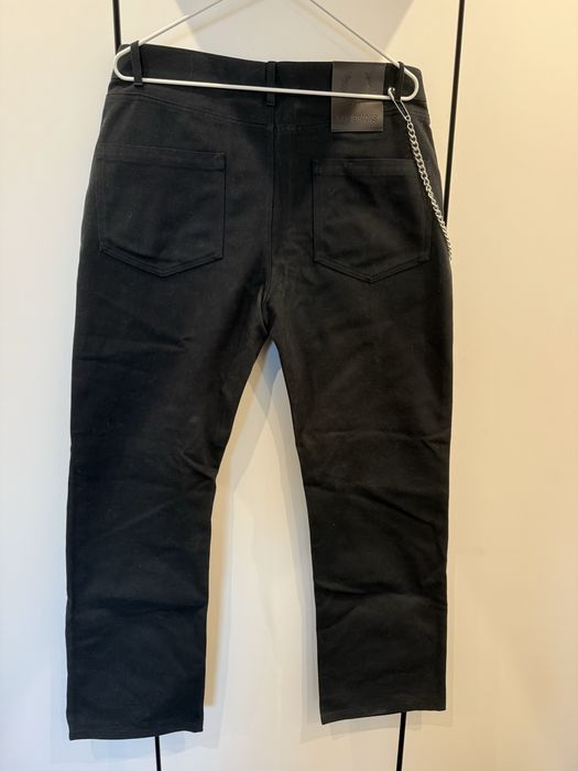 Брюки fred perry x raf simons chain detail twill trousers