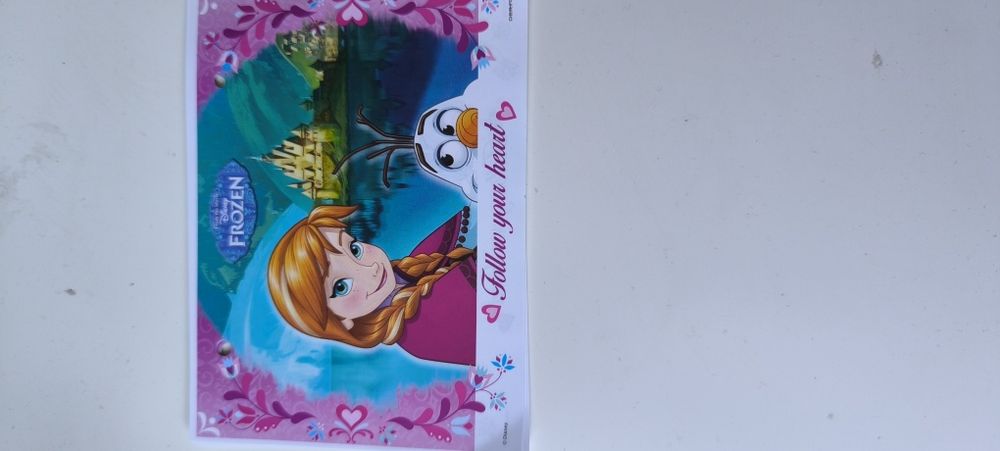 Karteczka do segregatora Olaf Elsa Frozen Kraina Lodu