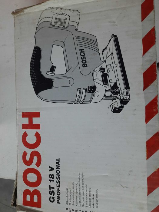 Serra Bosch GST 18V + 2 baterias e 2 carregadores