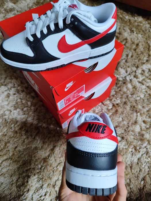 Nike Dunk Low Red Swoosh Panda 38,5