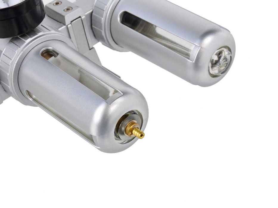 Reduktor powietrza z filtrem i smarowaniem 1/4" odwadniacz separator