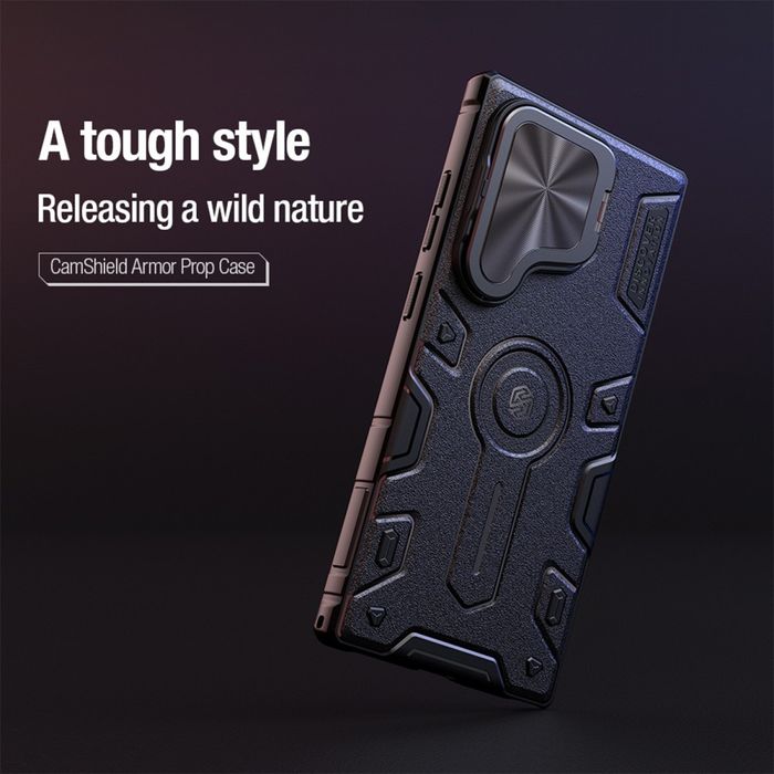 Etui Nillkin do Samsung Galaxy S24 Ultra CamShield Armor Black