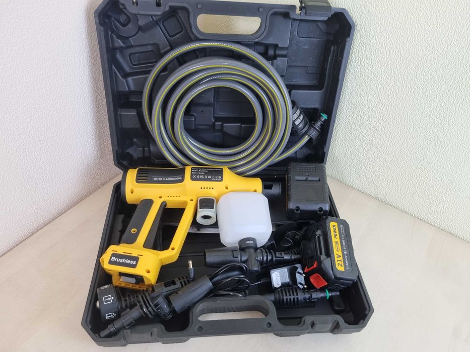 Акумуляторна mini-мийка Cordless Pressure Washer 4 швидкості/6 режимів/ безщітковий двигун