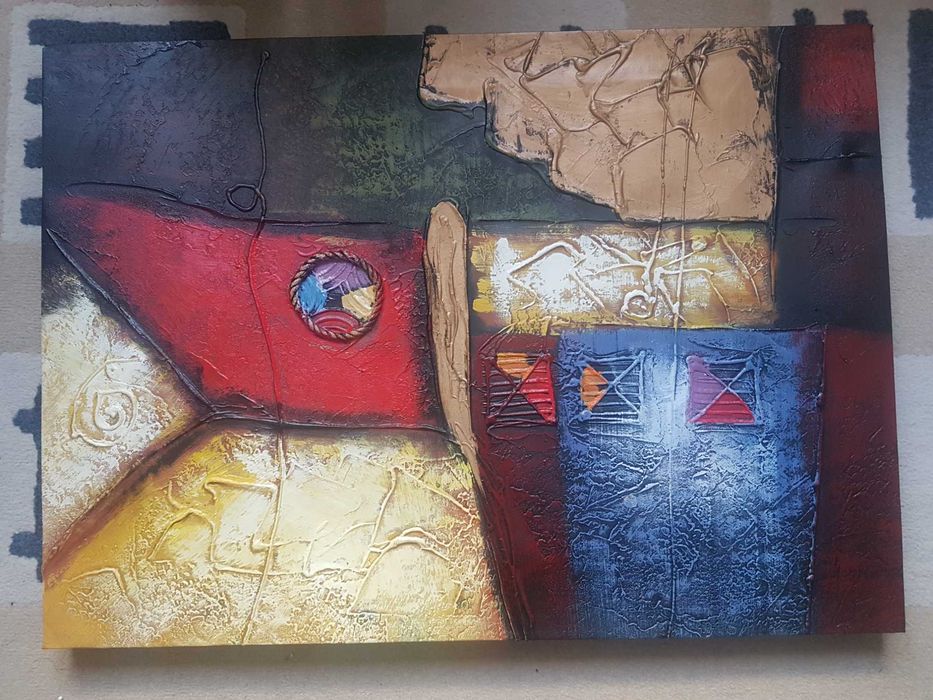 Quadro pintado à mão