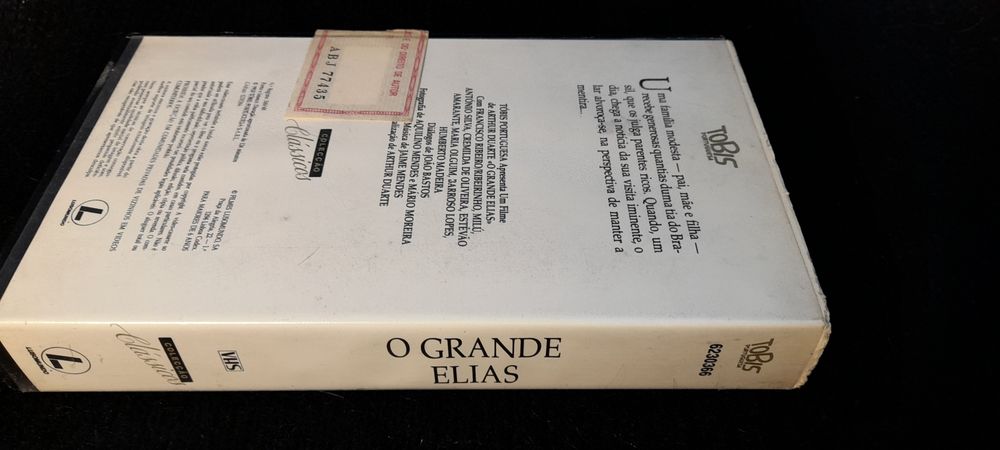 O grande Elias - VHS , lusomundo 1991