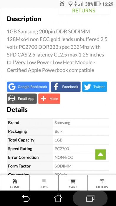 Troco RAM ddr2 1gb (Macbook)64297951476994121