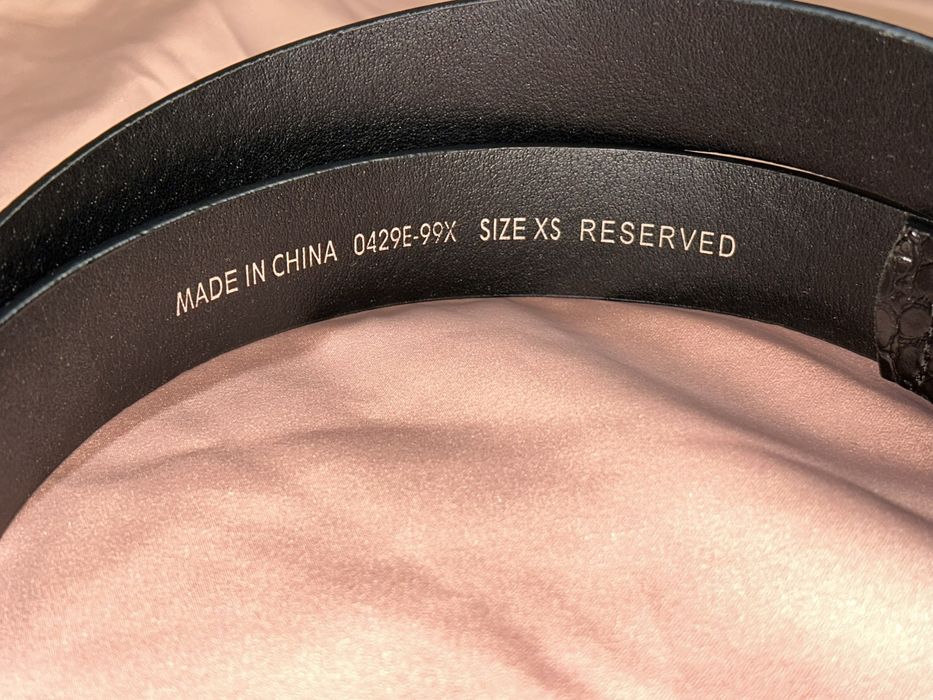 Ремінь  reserved