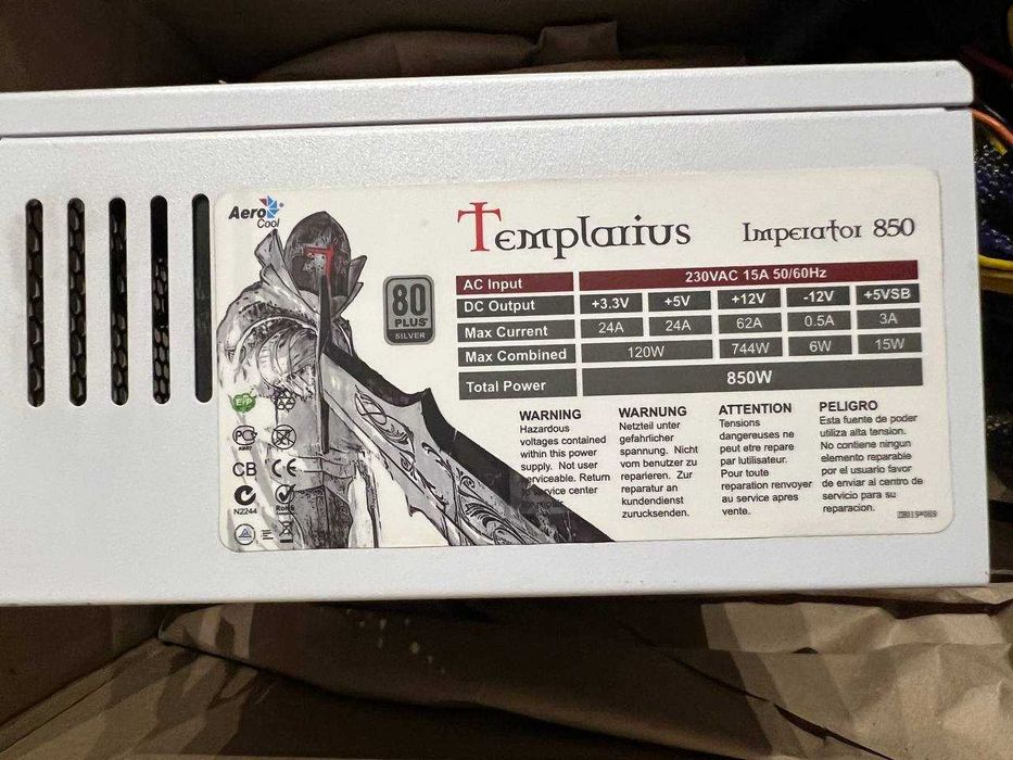 Блок живлення для ПК AeroCool Imperator (Templarius) 850