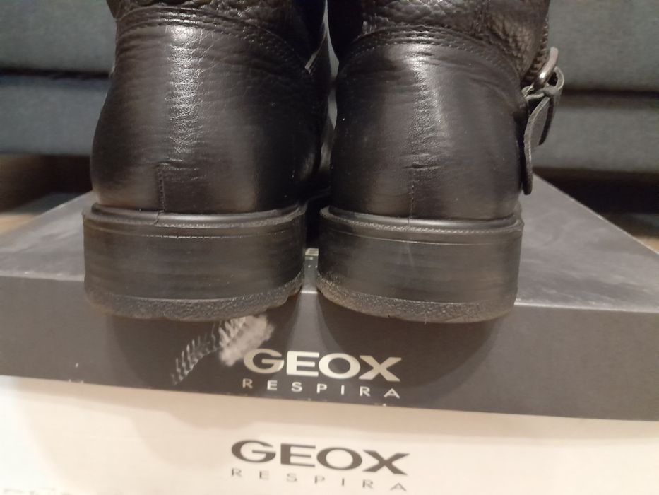 Шкіряні ботінки сапоги Geox Respira gore-tex