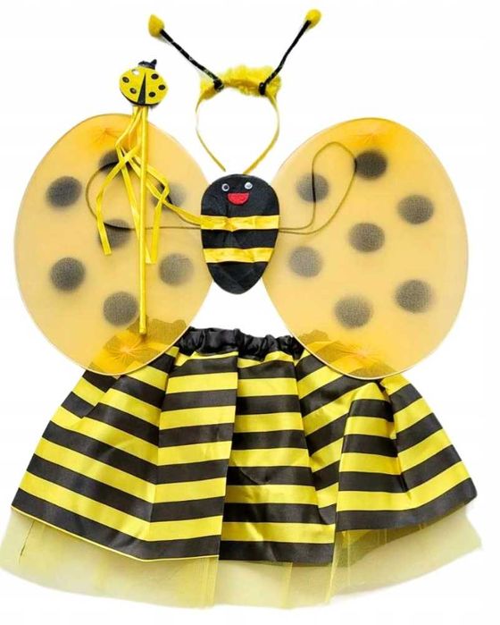 Strój karnawałowy PSZCZÓŁKA kostium przebranie halloween kostium