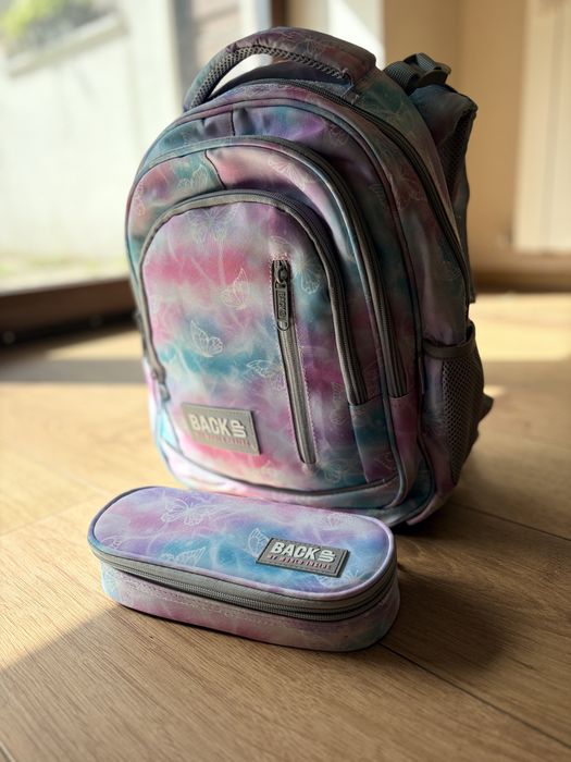 Plecak szkolny BackUp 6 Pastelowa Magia R10 – jak nowy