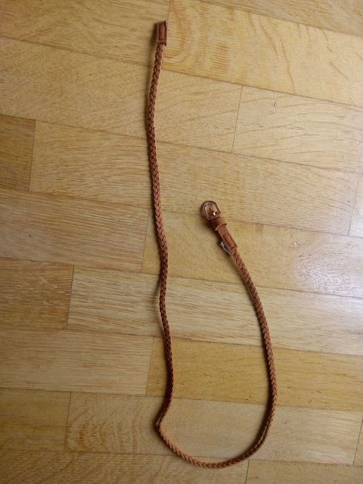 Cinto castanho trança