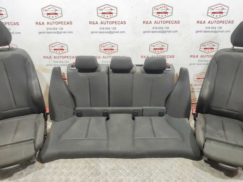 Conjunto Bancos Tecido BMW Série 1 F21 3 Portas Sport Line Pré LCI 2011 a 2015 Original