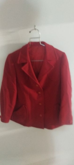 Casaco blazer vermelho