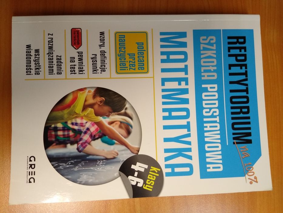Repetytorium z matematyki, kl. 4-6, GREG, szkoła podstawowa