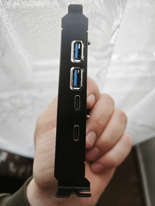 Контроллер PCI-E USB 3.2 Gen 2 (2x Type-C + 2x USB-A) 10Gbps