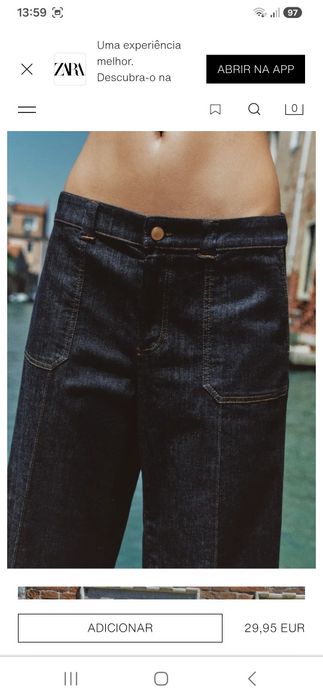 Vendo Jeans Zara com etiqueta