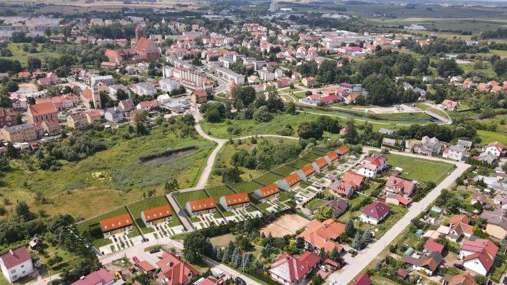 Nowoczesne domy. Dobre Miasto. Legionów. Stan deweloperski