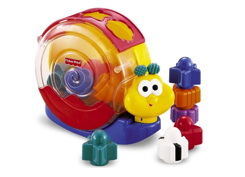 Ślimak FISHER PRICE klocki edukacja zabawa nauka na prezent