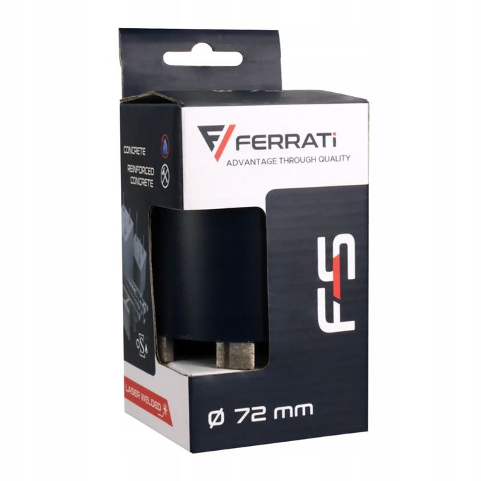 Ferrati F-S 72Mm M16 Wiertło Koronowe Do Betonu I Materiałów
