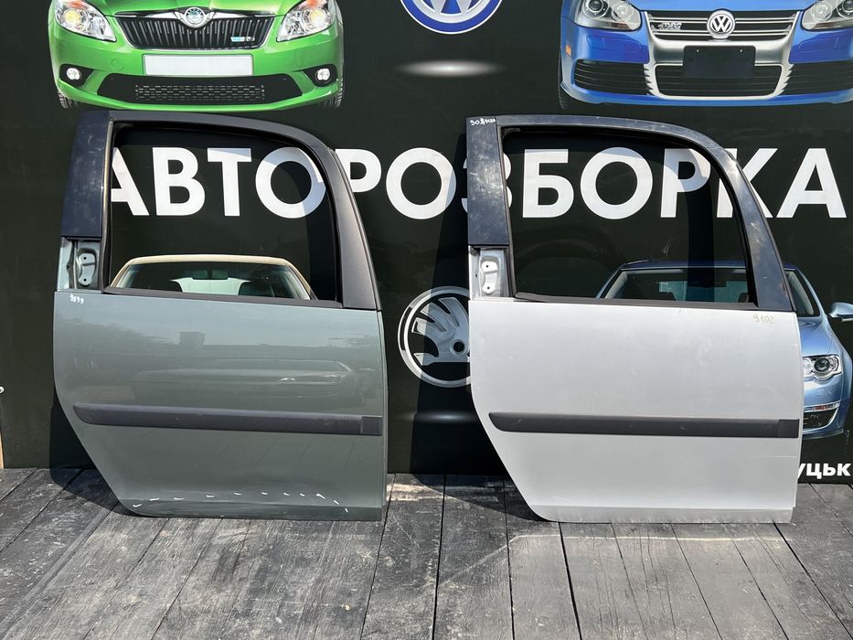 двері дверьки дверь фабия 2 двери передние задние fabia 2 roomster