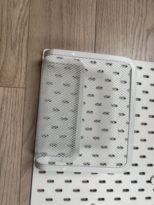 IKEA SKÅDIS tablica perforowana + akcesoria