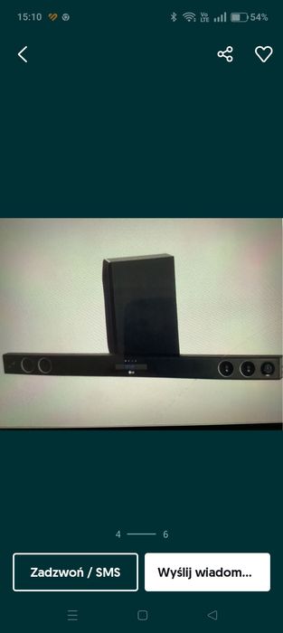 Soundbar Lg bezprzewodowy subufer