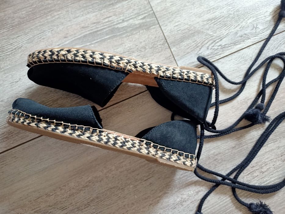 Toms espadryle wiązane damskie