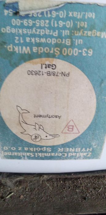 Nowa umywalka łazienkowa ceramiczna