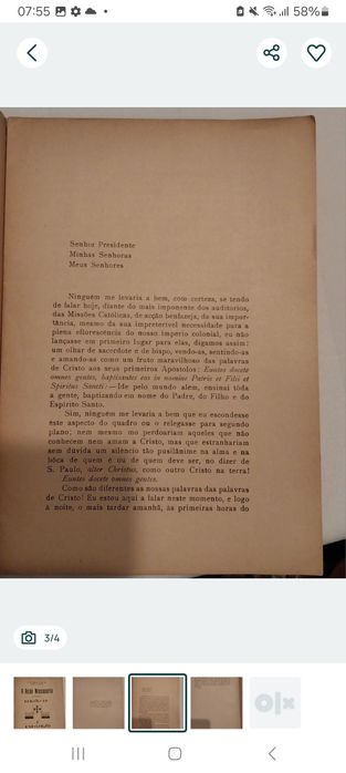 1934 " A acção missionário-conferência Edições 1a exposição colonial
2