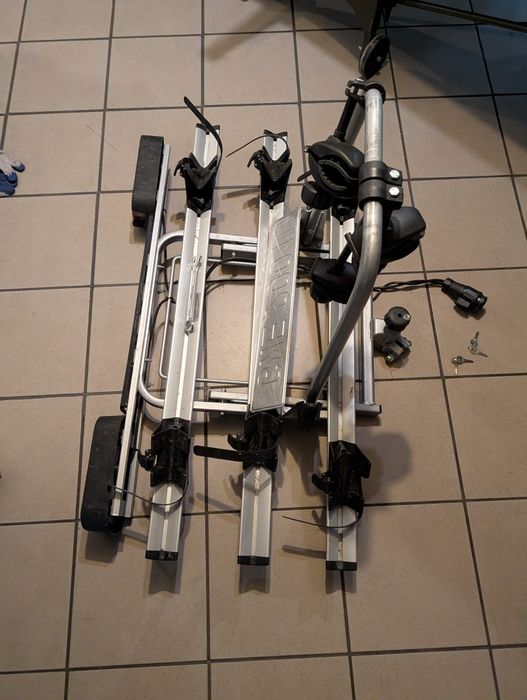 Bagażnik rowerowy na hak platforma Amos Giro 3 odchylany