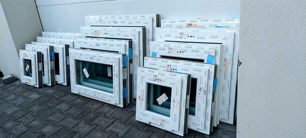 Nowe OKNA PCV od ręki - 70x50 - Uchylne - Wysyłka