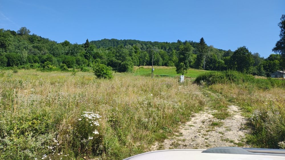 Działka w Bieszczadach  1,30 ha, w tym ponad hektar zadrzewiony