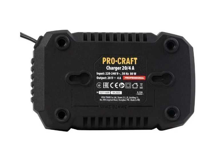 Зарядний пристрій Procraft Charger20/4 А +
